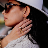 Matariki Earrings jewellery  gold